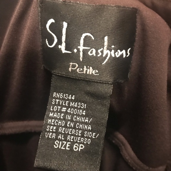 Chocolate brown semi-formal dress - Picture 4 of 4